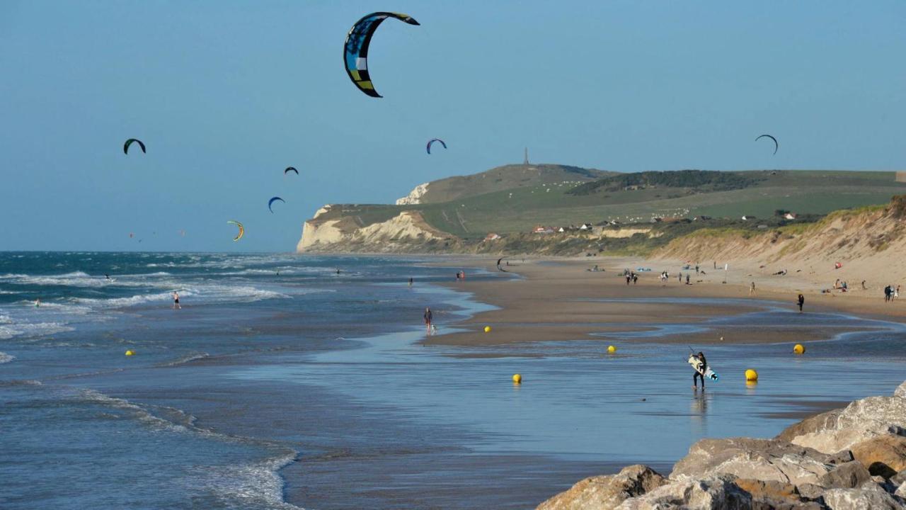 Studio Plage, Vue Mer Et Dragon, Garage Pour Moto Calais Exterior foto