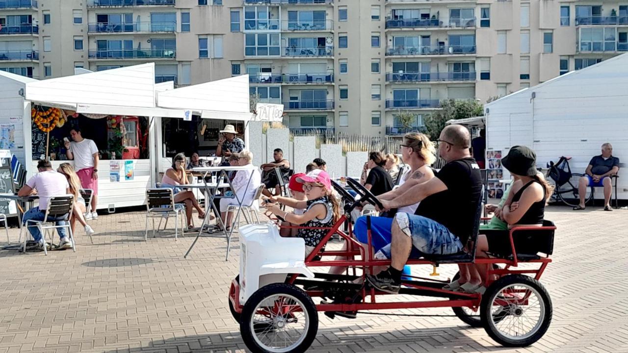 Studio Plage, Vue Mer Et Dragon, Garage Pour Moto Calais Exterior foto